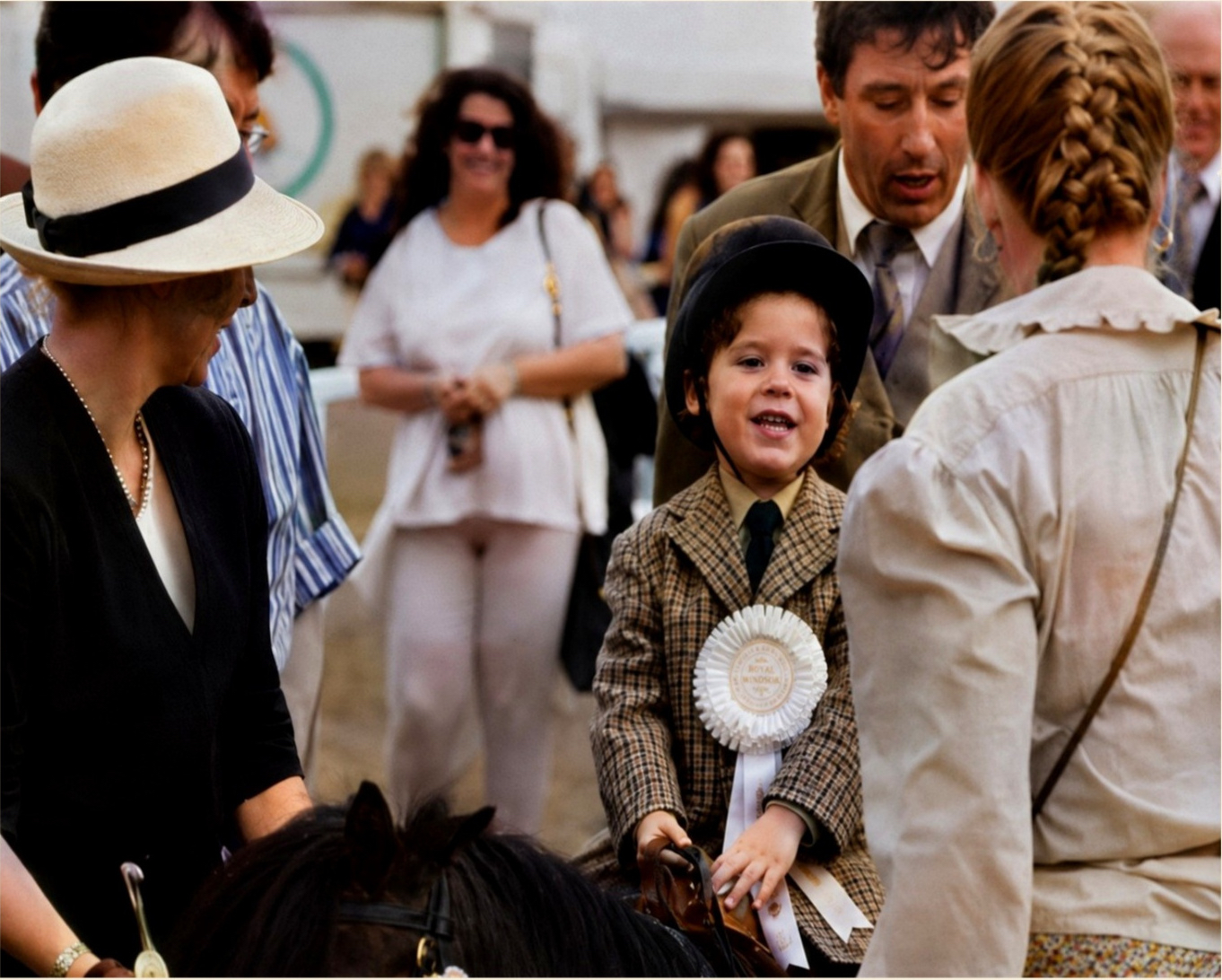 Bernard Ilsley at the Royal Windsor horse show 1994